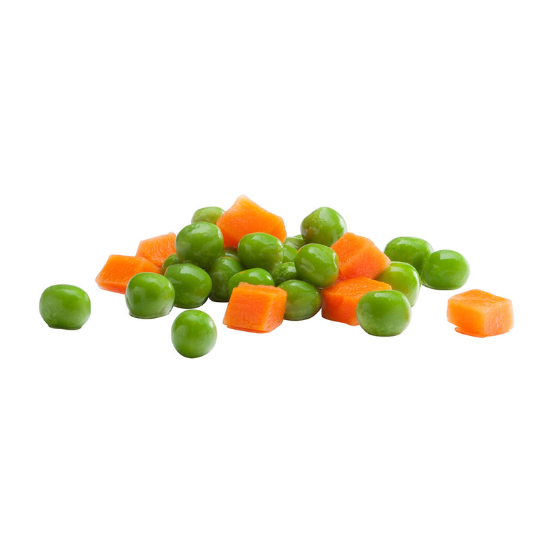 Simplot Simple Goodness Classic Vegetables Peas And Diced Carrots 2.5 Pound Each - 12 Per Case.
