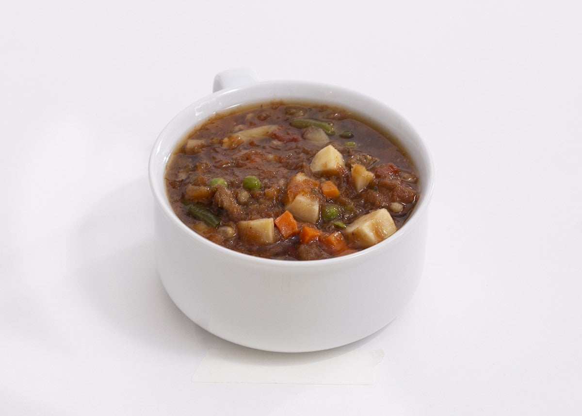 Taste Traditions Vegetable Beef Soup Keep Frozen 8 Pound Each - 2 Per Case.