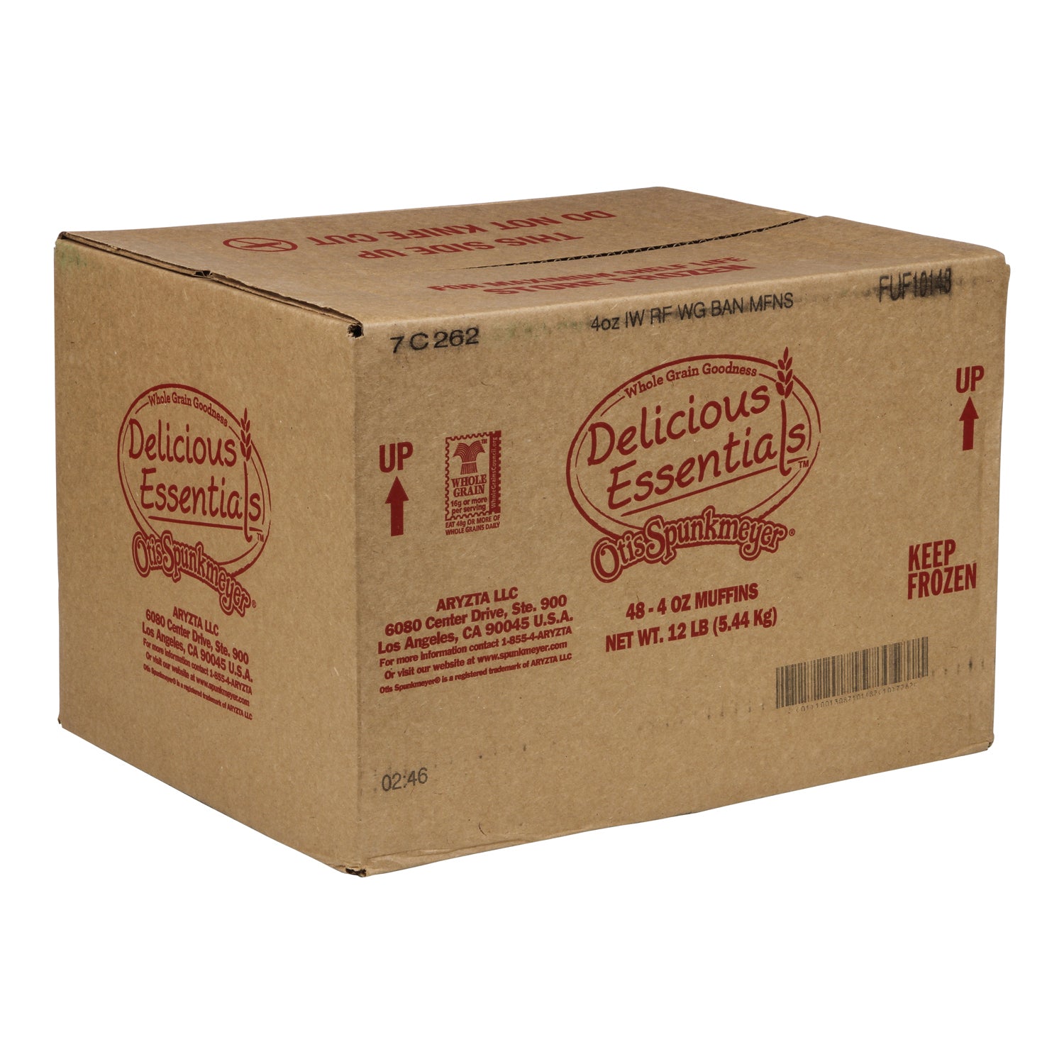 Naturally Flavored Banana Muffin With Other Natural Flavor Made With Whole Grain 4 Ounce Size - 48 Per Case.