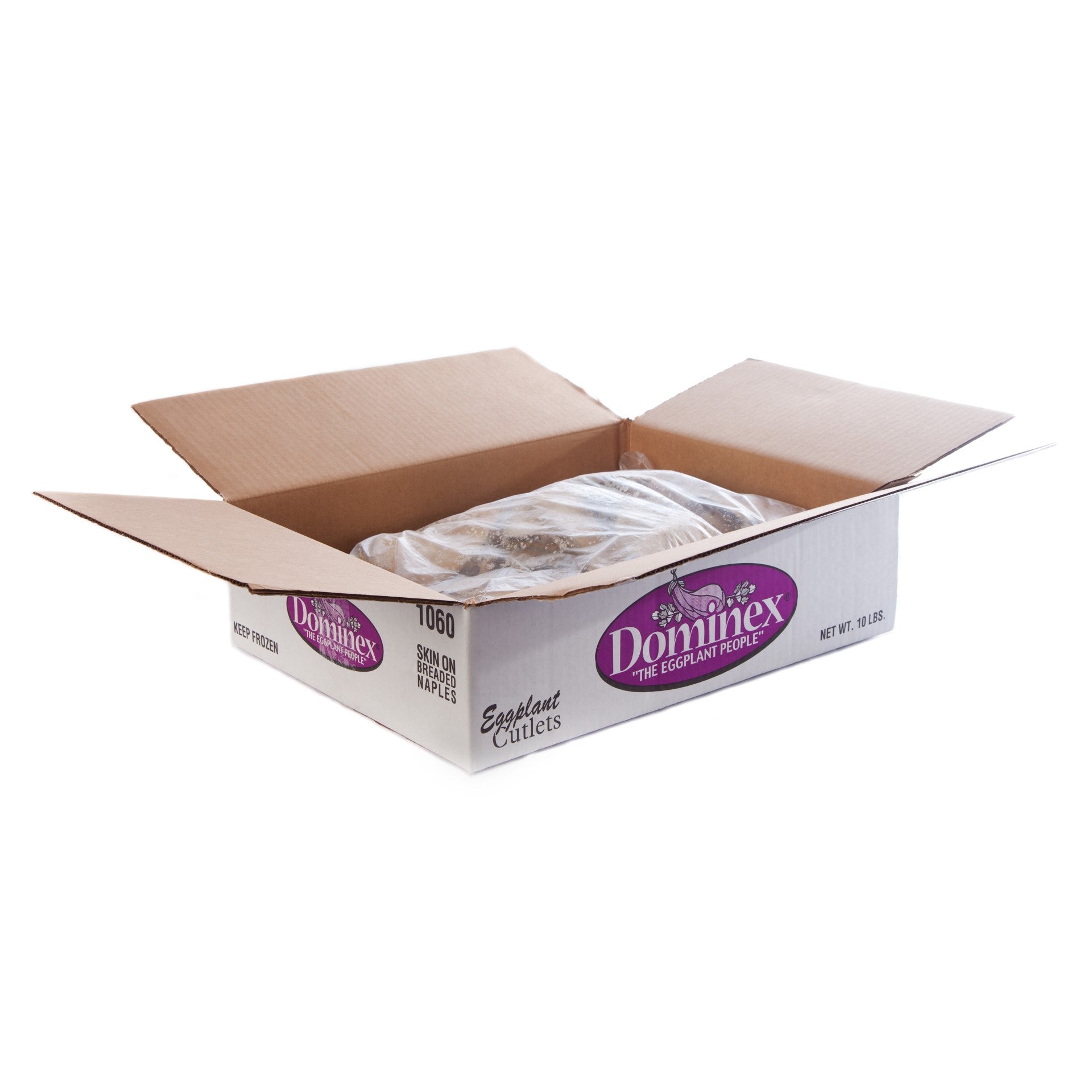 Skin On Breaded Naples Style Eggplant Cutletsitem 10 Pound Each - 1 Per Case.