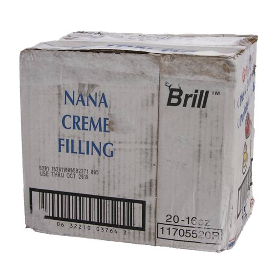 Nana Creme Filling 1 Pound Each - 20 Per Case.