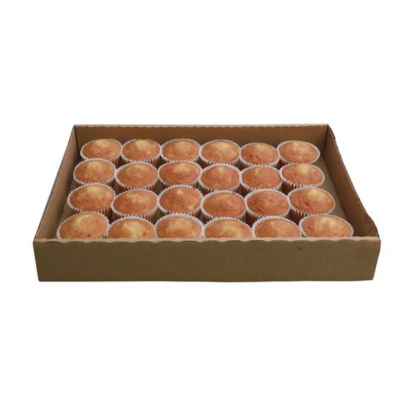 White Cupcakes 1.25 Ounce Size - 144 Per Case.