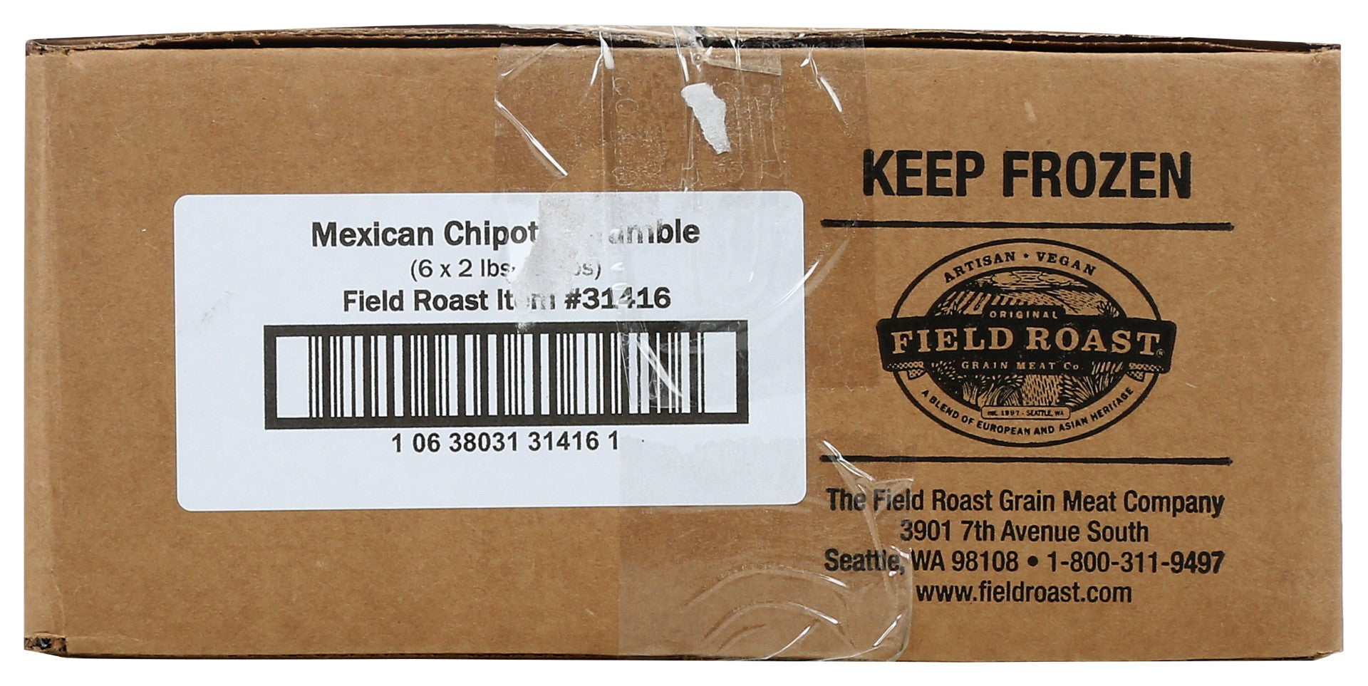 Field Roast Mexican Chipotle Crumble 12 Pound Each - 1 Per Case.