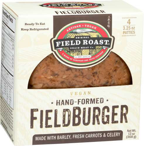 Field Roast Fieldburger 13 Ounce Size - 6 Per Case.