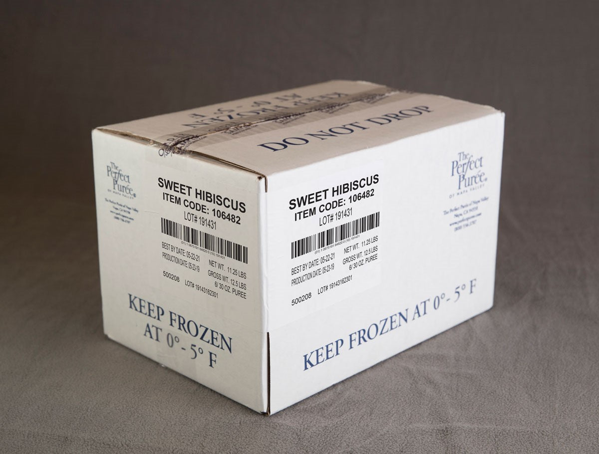 Sweet Hibiscus 30 Ounce Size - 6 Per Case.