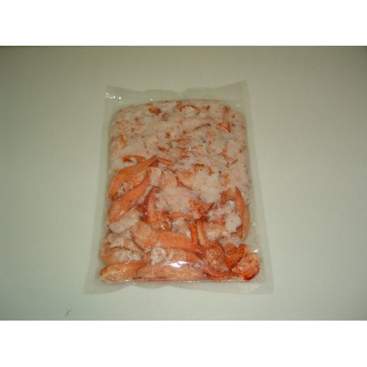 Frozen Seafood Commodity Lobster Meat Claw And Knuckle 2 Pound Each - 6 Per Case.