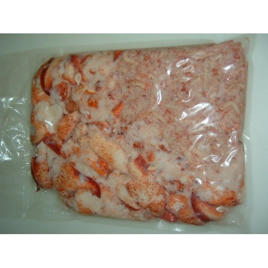 Frozen Seafood Commodity Lobster Meat Claw Knuckle Leg 2 Pound Each - 6 Per Case.