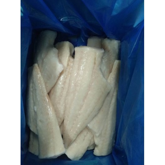 Frozen Seafood Commodity 6 To 8 Ounce Skinless Boneless Individual Quick Frozen Haddock Fillet 10 Pound Each - 1 Per Case.