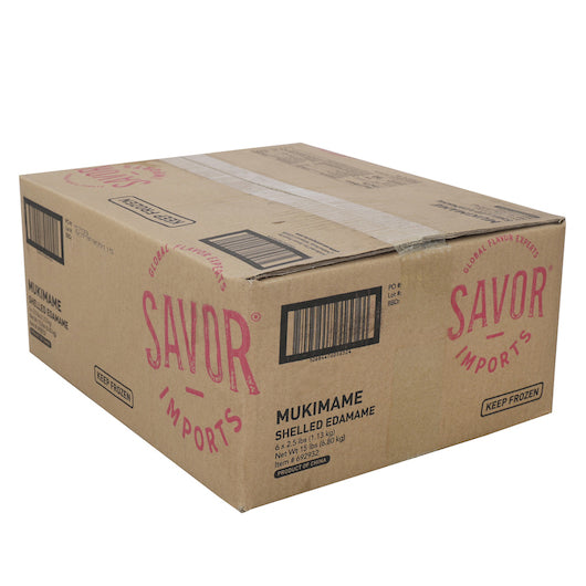 Savor Imports Mukimame Edamame Shelled 2.5 Pound Each - 6 Per Case.