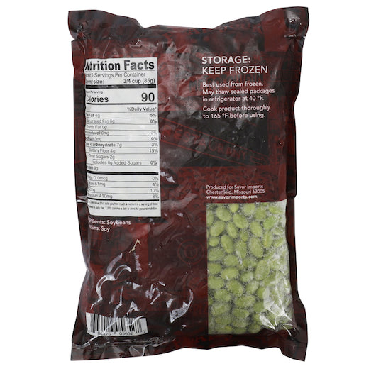 Savor Imports Mukimame Edamame Shelled 2.5 Pound Each - 6 Per Case.