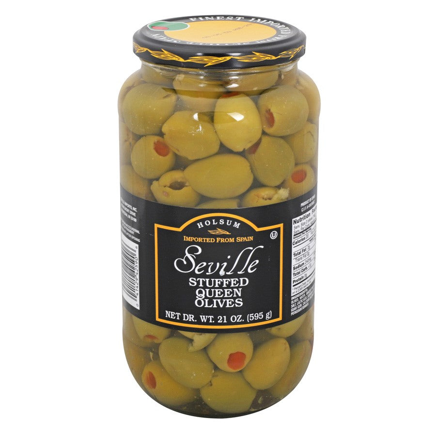 Stuffed Queen Olives 32 Ounce Size - 12 Per Case.