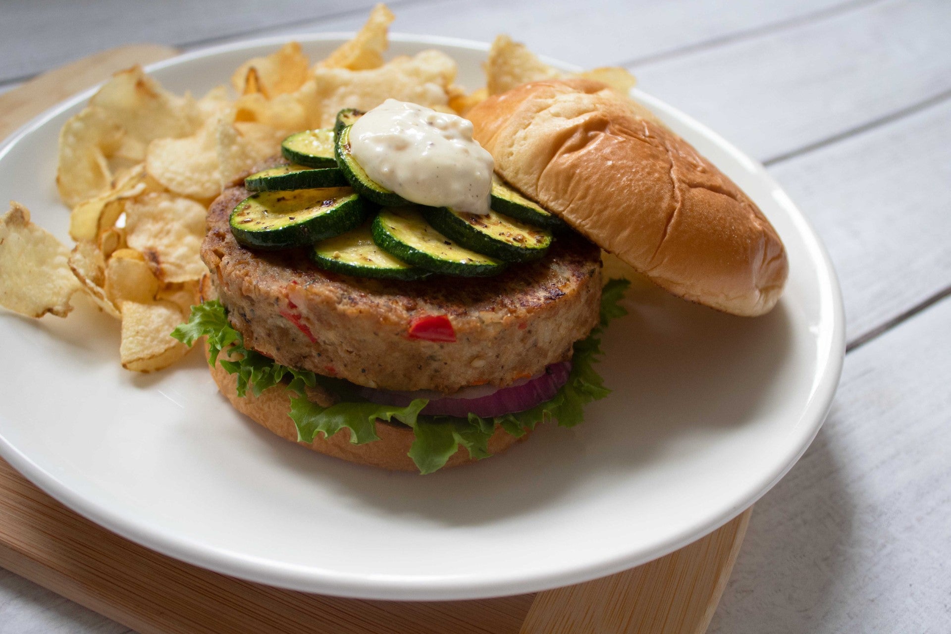 Franklin Farms Garden Broiler Veggie Burger 36 Count Packs - 1 Per Case.