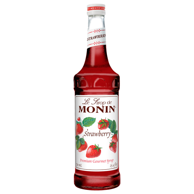 Monin Strawberry 750 ML - 12 Per Case.