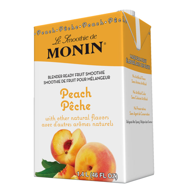 Monin Peach Smoothie 46 Fluid Ounce - 6 Per Case.