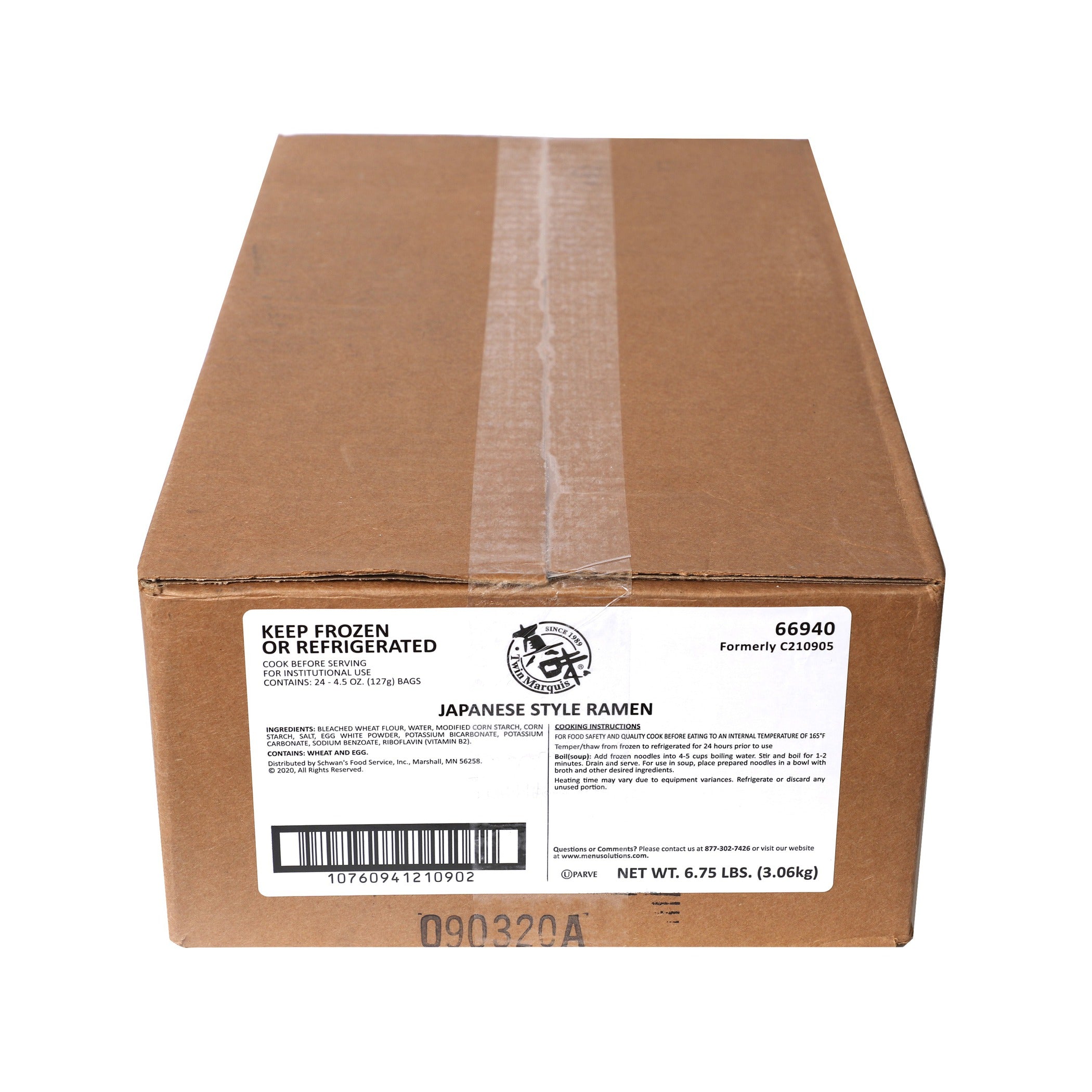 Sfs Twin Marquis Japanese Styl Ramen Noodles Lbs24 Each - 1 Per Case.