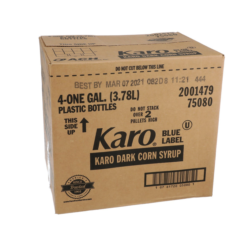 Karo Corn Syrup Dark 1 Gallon - 4 Per Case.