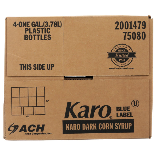 Karo Corn Syrup Dark 1 Gallon - 4 Per Case.
