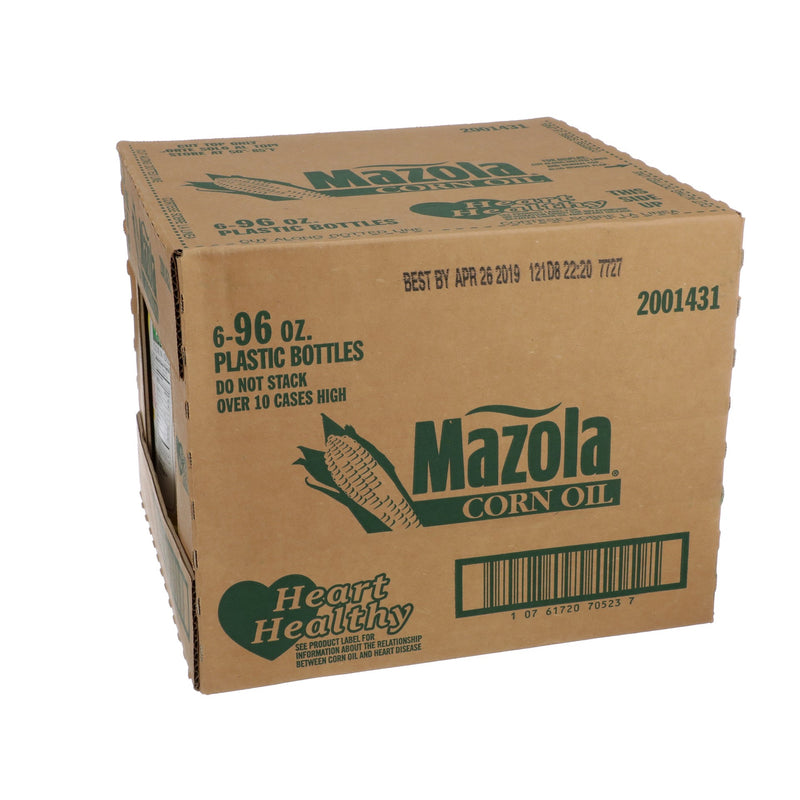 Mazola Corn Oil 96 Fluid Ounce - 6 Per Case.