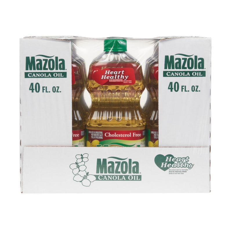 Mazola Canola Oil 40 Fluid Ounce - 12 Per Case.