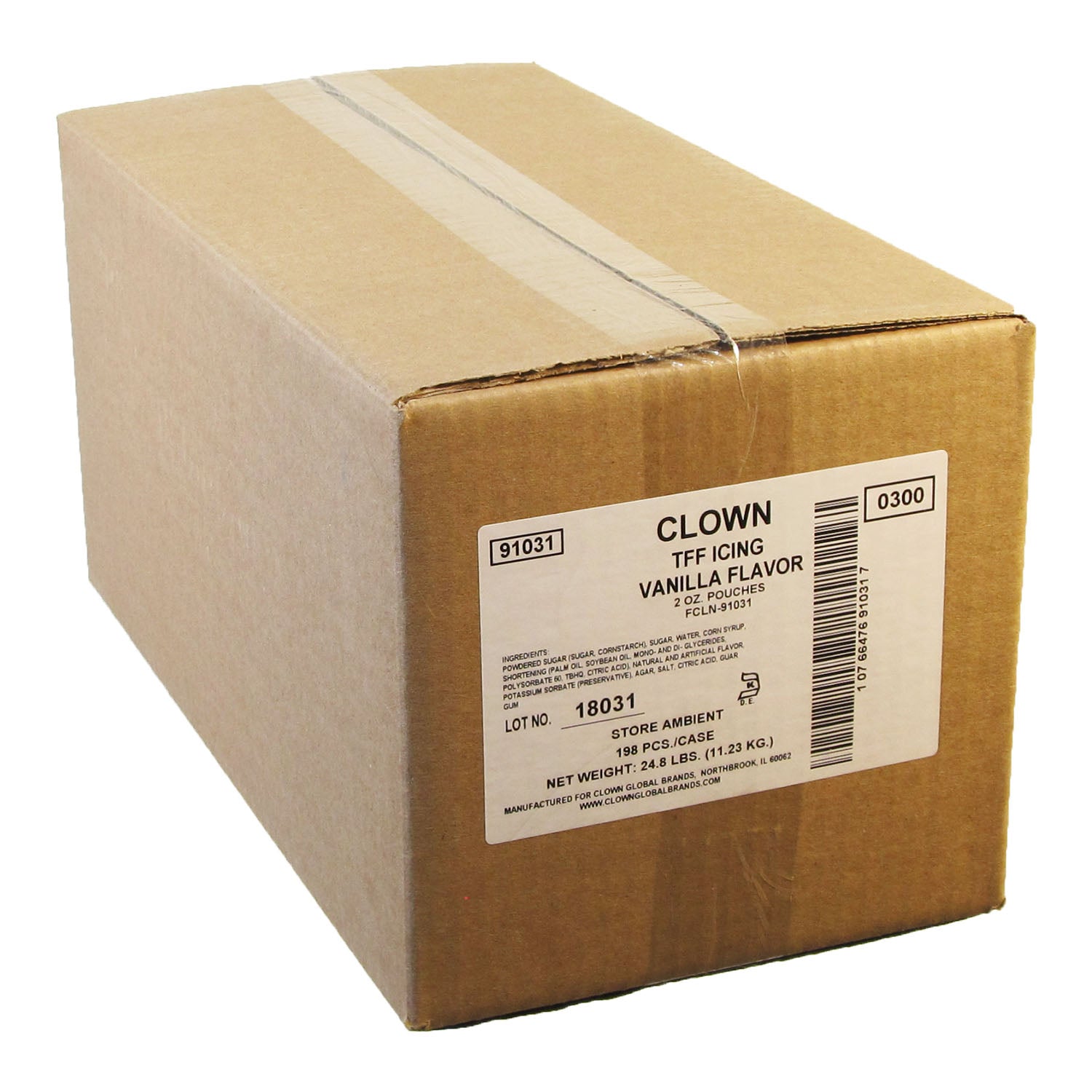Icing Vanilla Isp 2 Ounce Size - 198 Per Case.