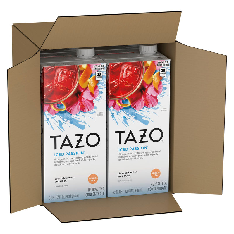 Tazo Tea Passion Concentrate, 32 Fluid Ounce - 6 Per Case.