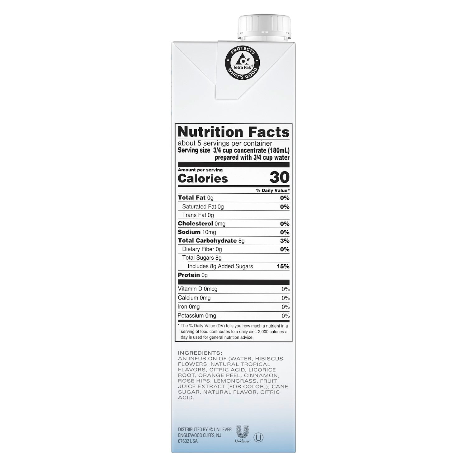 Tazo Tea Passion Concentrate, 32 Fluid Ounce - 6 Per Case.