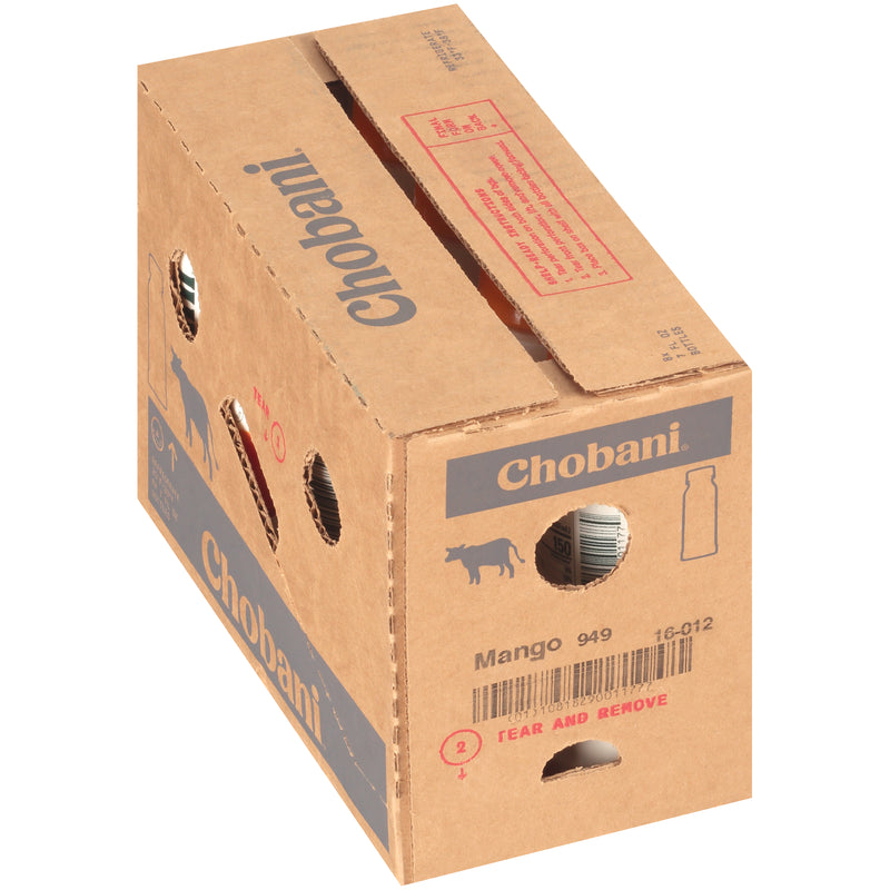 Chobani® Low Fat Greek Yogurt Mango Drink 7 Fluid Ounce - 8 Per Case.