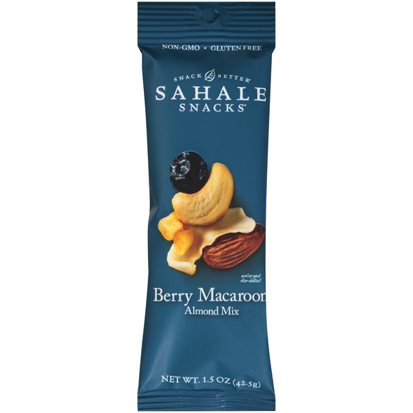 Sahale Berry Macaroon Almond Caddy Pack 1.5 Ounce Size - 108 Per Case.