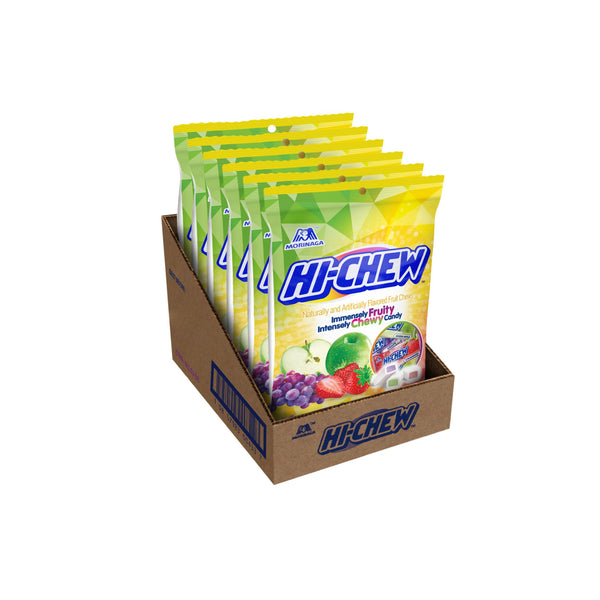 Hi Chew Original Mix Peg BagDisplay Ready (assorted Mix Of Strawberry Gr 3.53 Ounce Size - 6 Per Case.