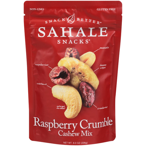 Sahale Raspberry Crumble Cashew 8 Ounce Size - 4 Per Case.