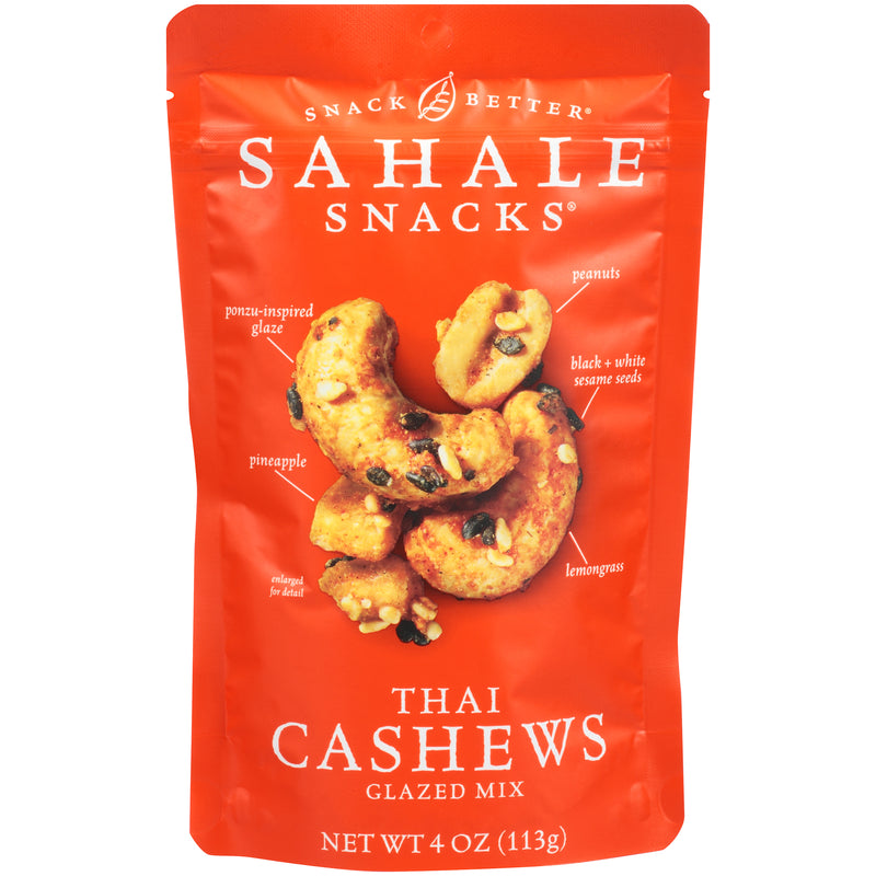 Sahale Thai Cashews 4 Ounce Size - 6 Per Case.