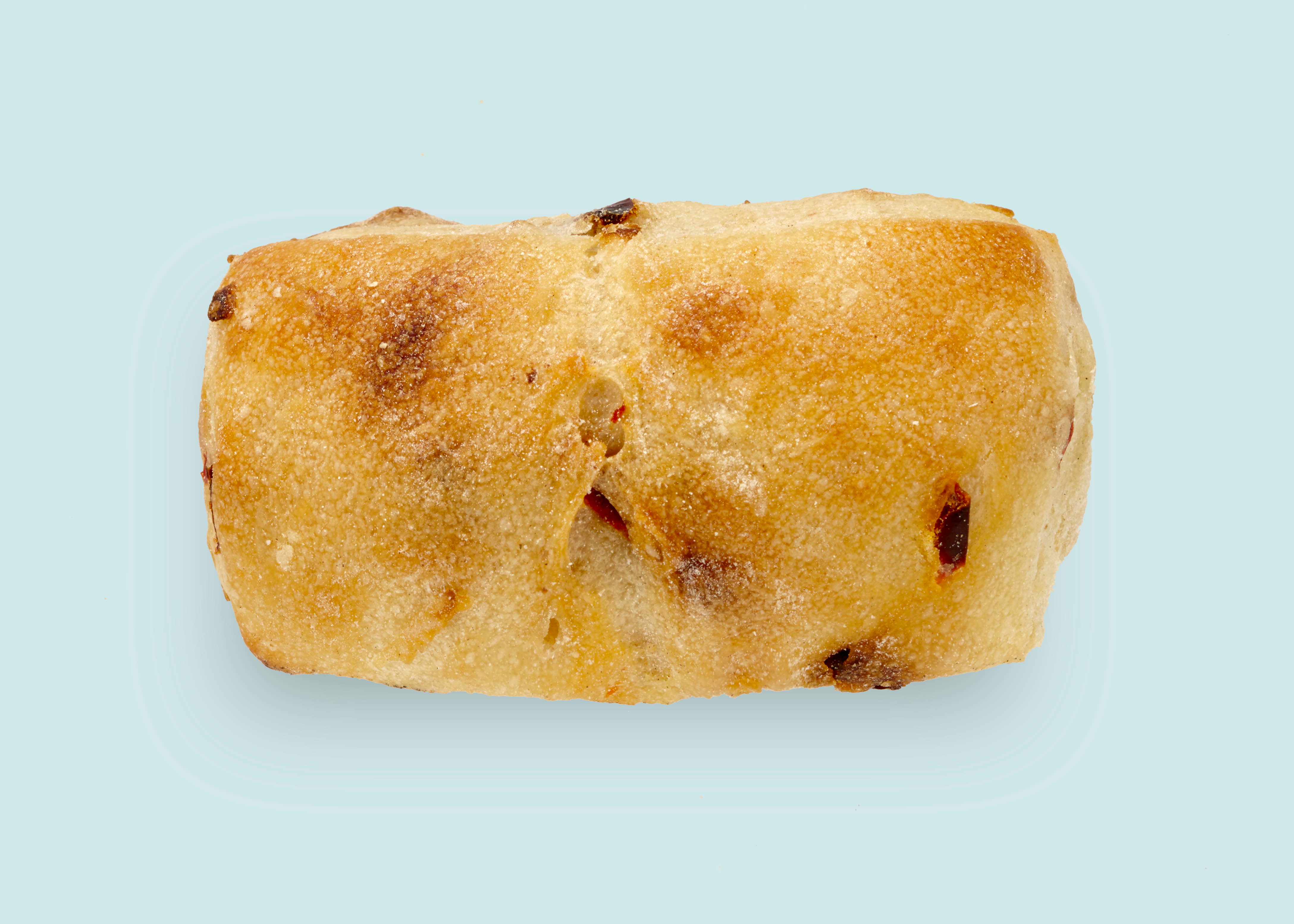 Ciabatta Bite Red Pepper & Onion 240 Each - 1 Per Case.
