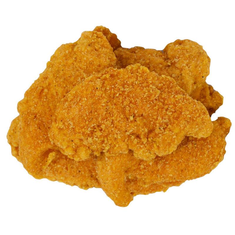 Chicken Crispy Lishus® Tenderloin Fritters Uncooked 5 Pound Each - 2 Per Case.