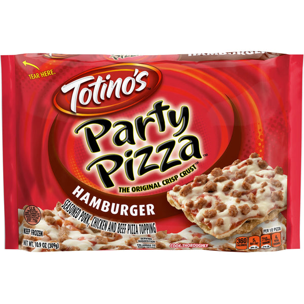 Totino's™ Party Pizza Hamburger 10.9 Ounce Size - 14 Per Case.