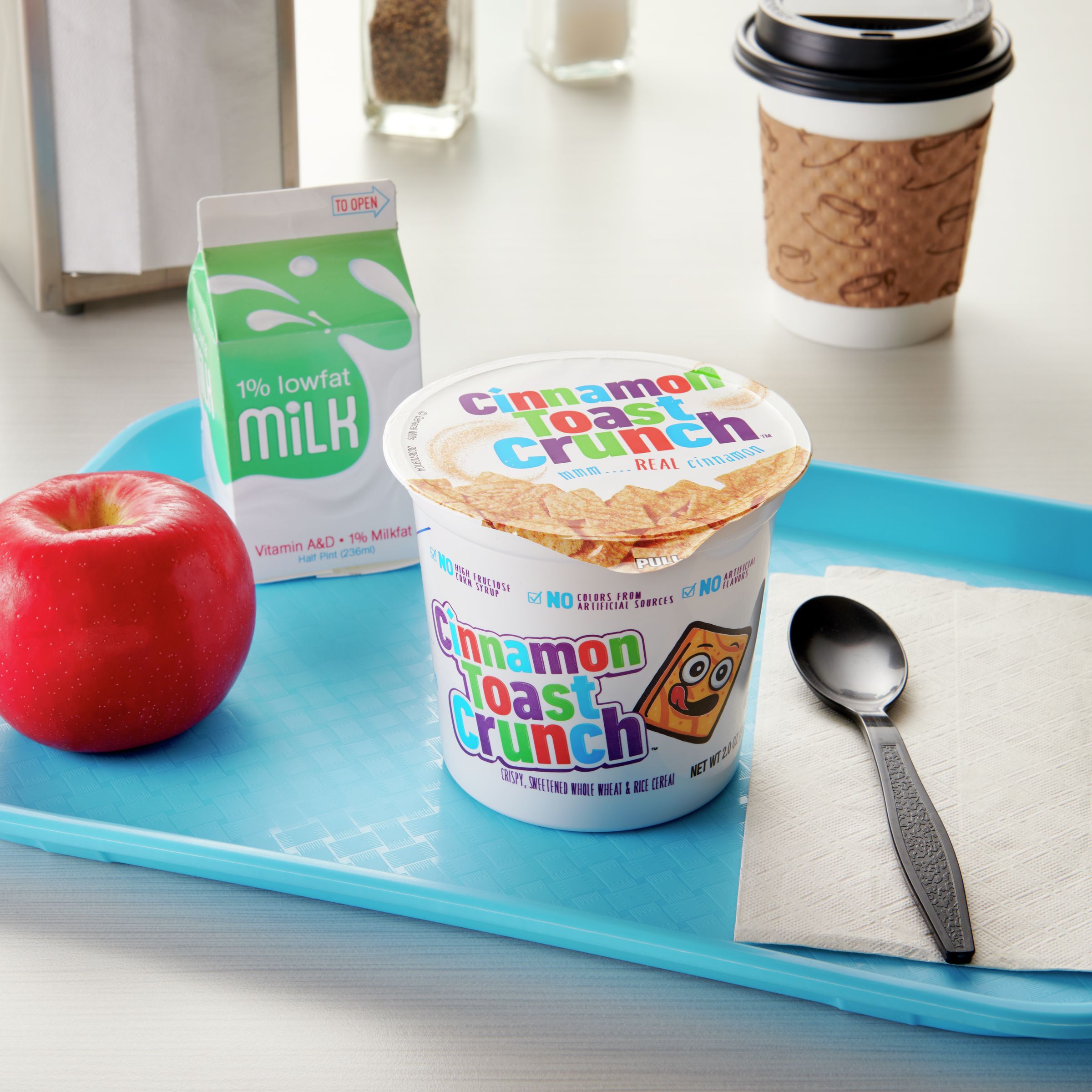 Cinnamon Toast Crunch™ Cereal Single Servecup 12 Ounce Size - 10 Per Case.