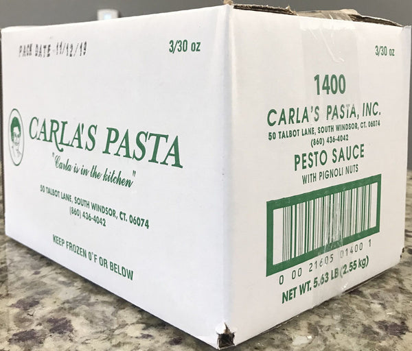 Basil Pesto Sauce Wpinenuts 6.3 Pound Each - 3 Per Case.