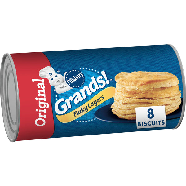 Pillsbury Biscuit Grands Flaky 16.3 Ounce Size - 12 Per Case.