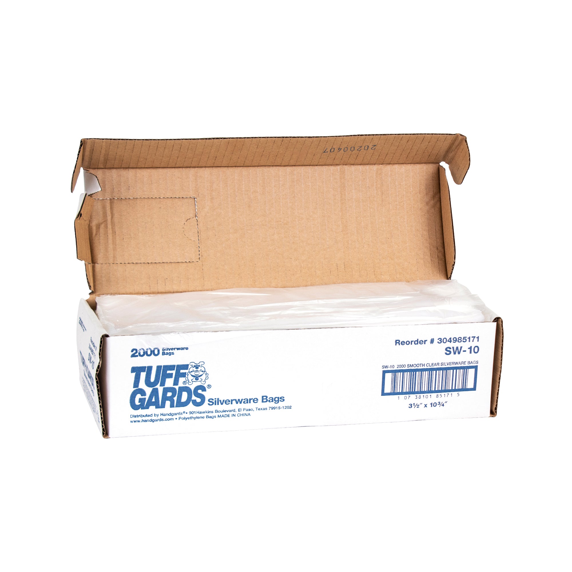 Silverware Bag High Density Flat 2000 Each - 1 Per Case.