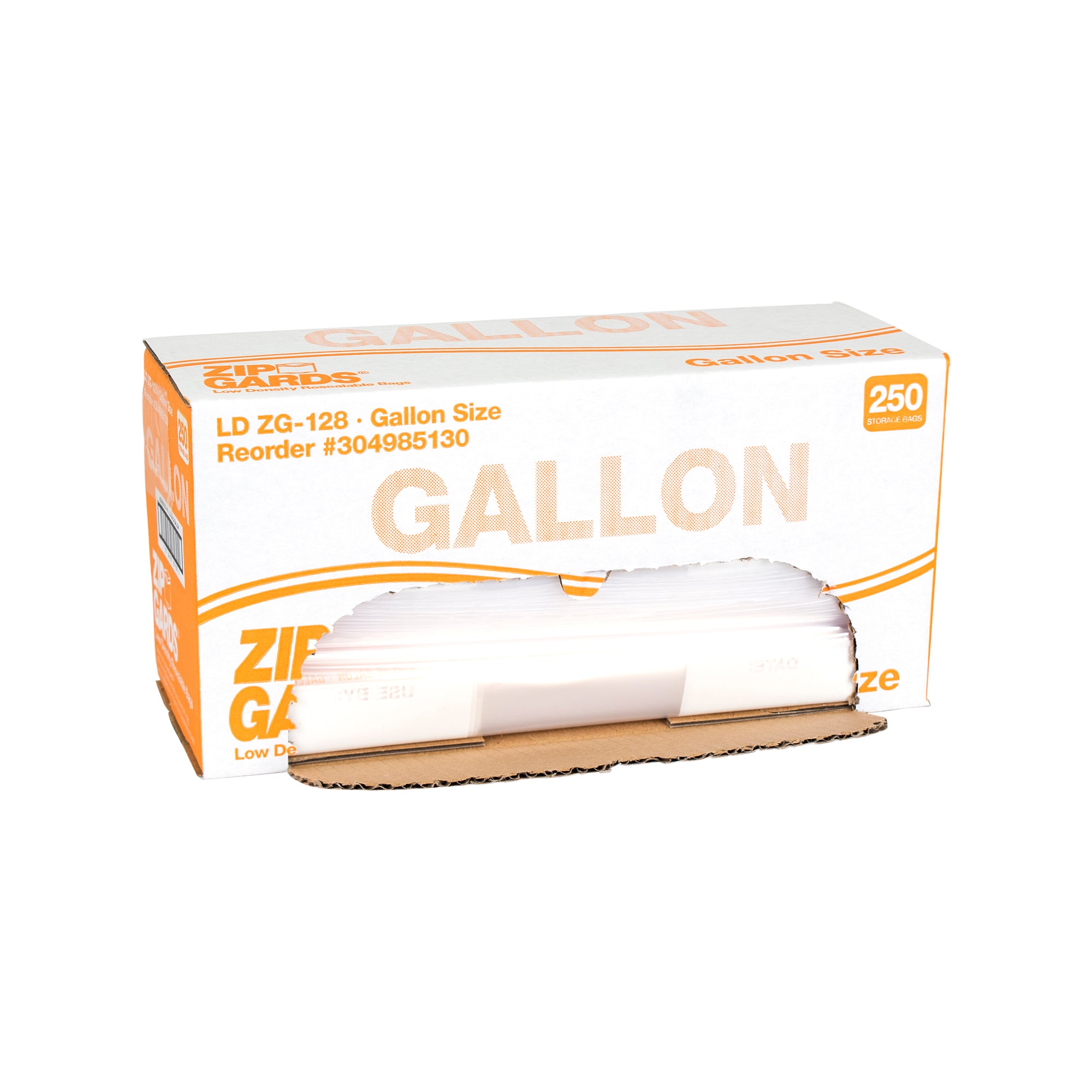 Bag Low Density Recloseable 250 Each - 1 Per Case.