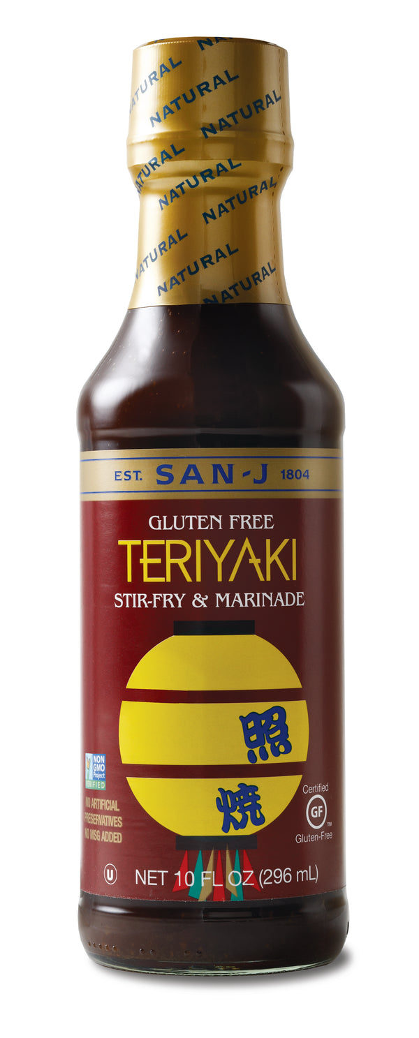 San J Gluten Free Teriyaki Sauce 6 Each - 6 Per Case.