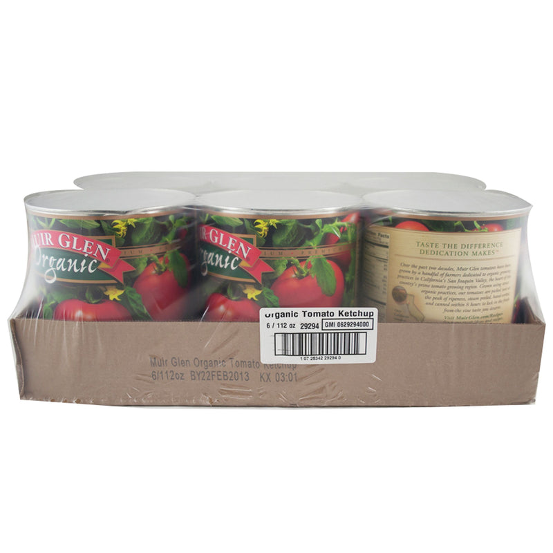 Muir Glen™ Organic Canned Vegetables Bulktomato Ketchup 112 Ounce Size - 6 Per Case.