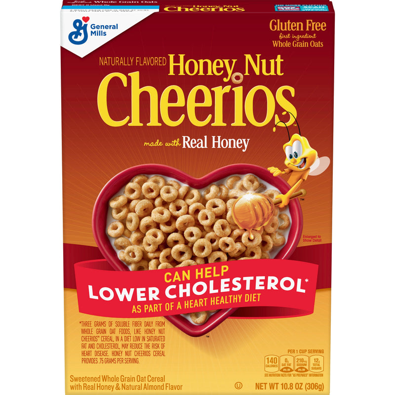Honey Nut Cheerios™ Cereal Box 10.8 Ounce Size - 12 Per Case.
