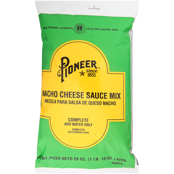 Pioneer Nacho Cheese Sauce Mix 29 Ounce Size - 6 Per Case.