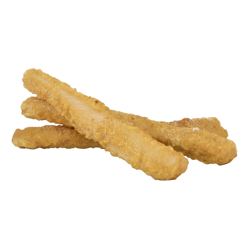 Beer Battered Cod Sea Dogs Natural Cuts Fillet Portions 10 Pound Each - 1 Per Case.