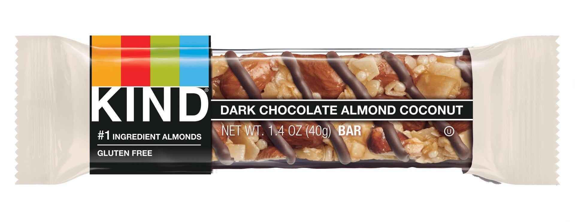 Kind Snacks Dark Chocolate Almond & Coconutbar 1.4 Ounce Size - 72 Per Case.
