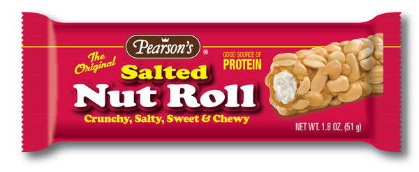 Salted Nut Roll 1.8 Ounce Size - 288 Per Case.