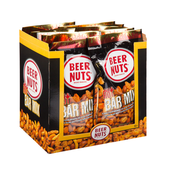 Beer Nuts Hot Bar Mix Vp Bag 3.25 Ounce Size - 48 Per Case.