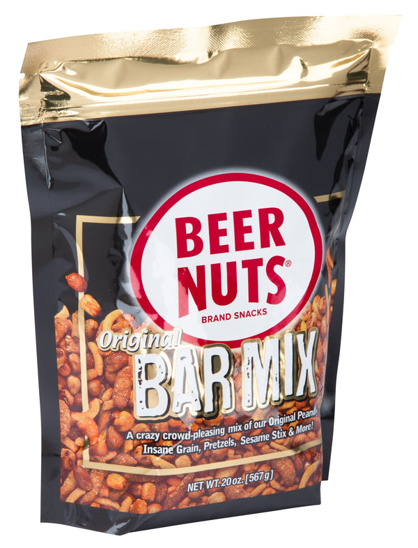 Beer Nuts Original Bar Mix Sup Bag 20 Ounce Size - 8 Per Case.