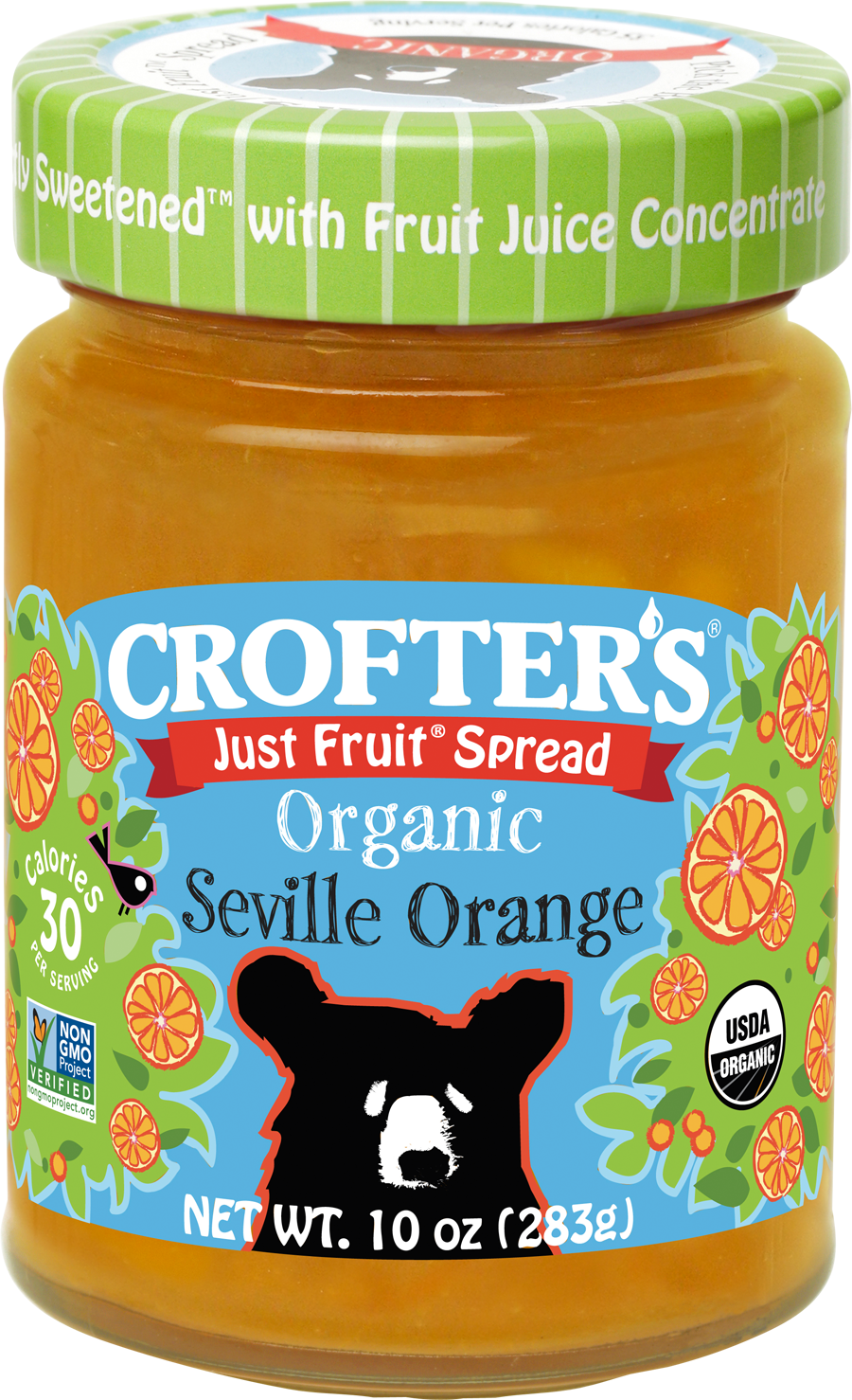 Crofters Organic Spread Fruit Orange 10 Ounce Size - 6 Per Case.