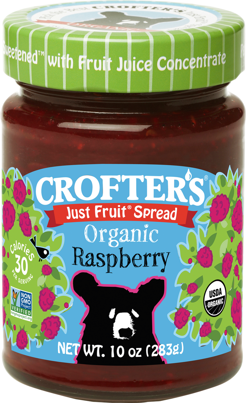 Crofters Organic Spread Fruit Raspberry 10 Ounce Size - 6 Per Case.